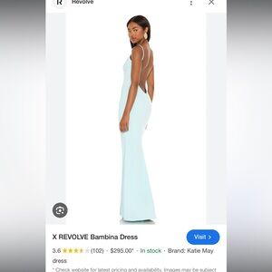 X REVOLVE Bambina Dress in Sky
Katie May